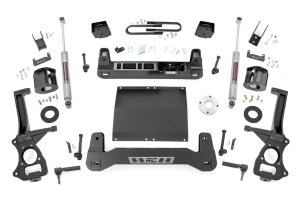 GMC Sierra 1500 Suspension Lift Kit - Front + Rear - Rough Country - 6-Inch, Mono Leaf Rear, Diesel - 2025+ GMC Sierra 1500 Suspension Lift Kit - Front + Rear - Rough Country - 6-Inch, Mono Leaf Rear, Diesel - 2025+